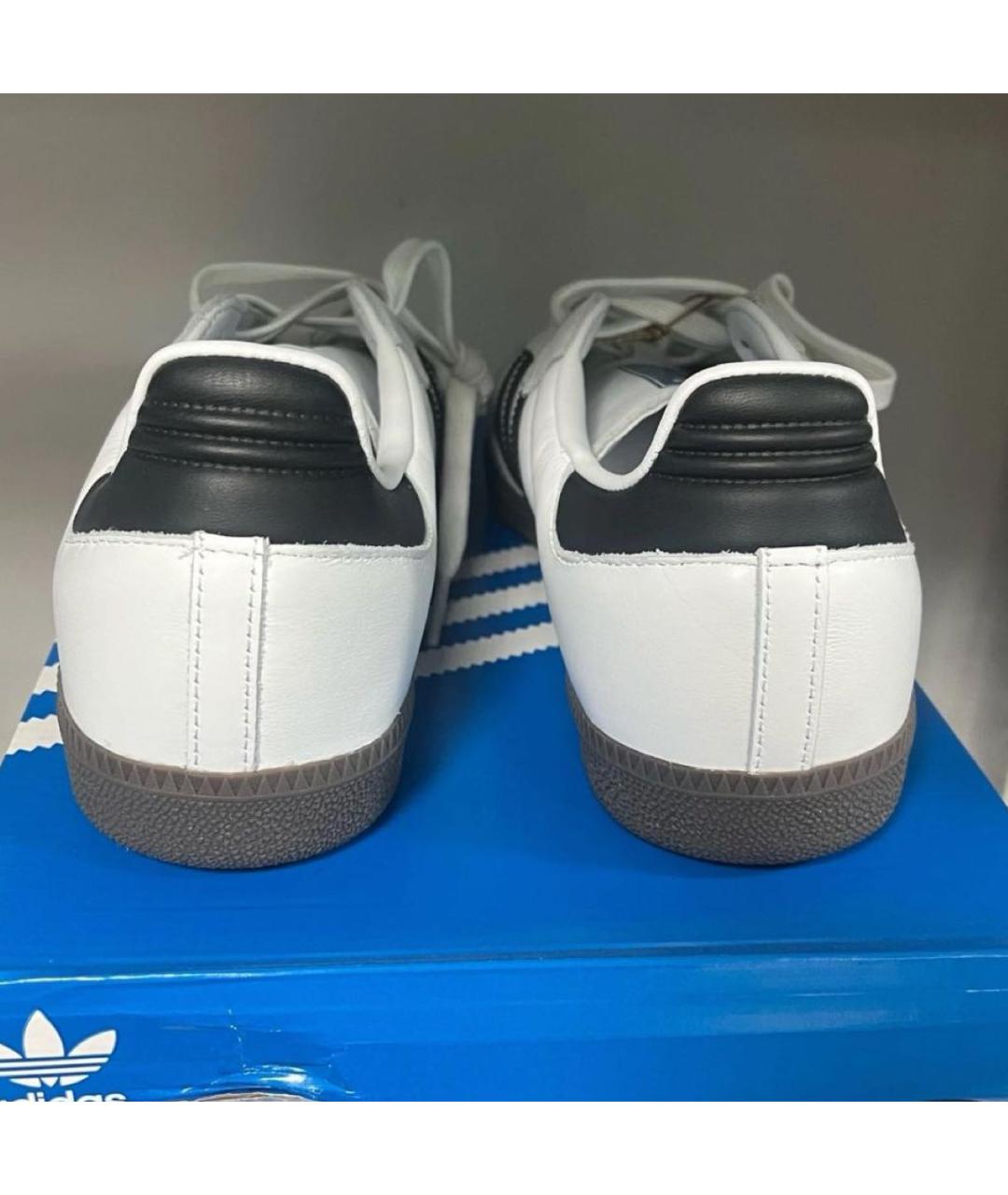 ADIDAS Белые кеды из искусственной кожи, фото 3
