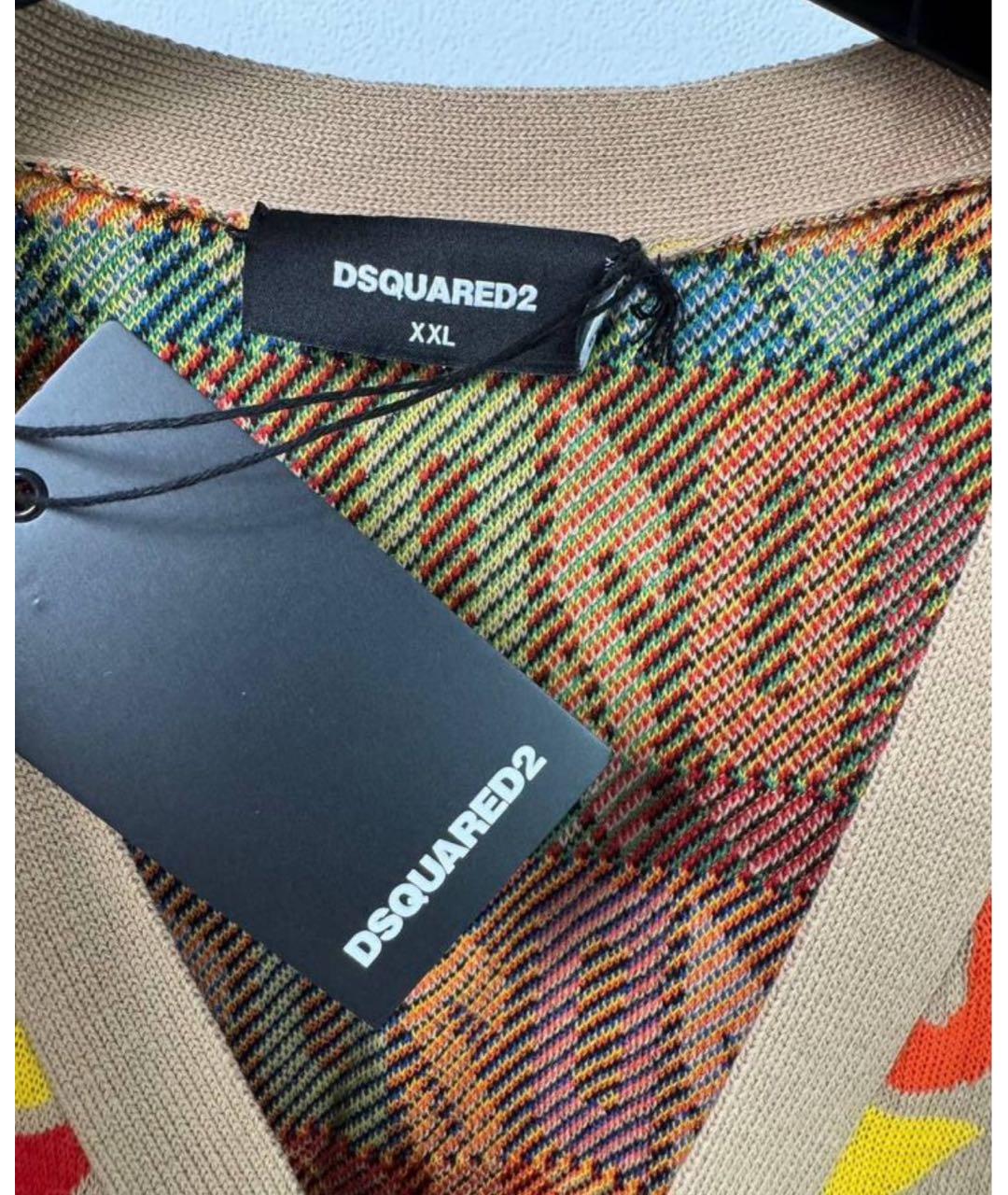 DSQUARED2 Мульти хлопковый кардиган, фото 3