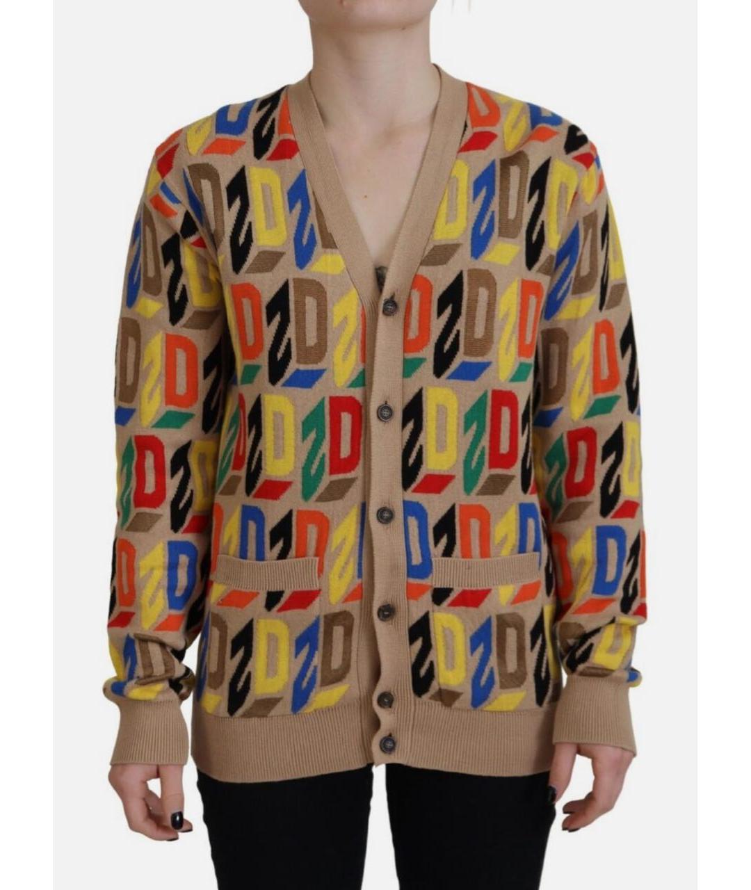 DSQUARED2 Мульти хлопковый кардиган, фото 8
