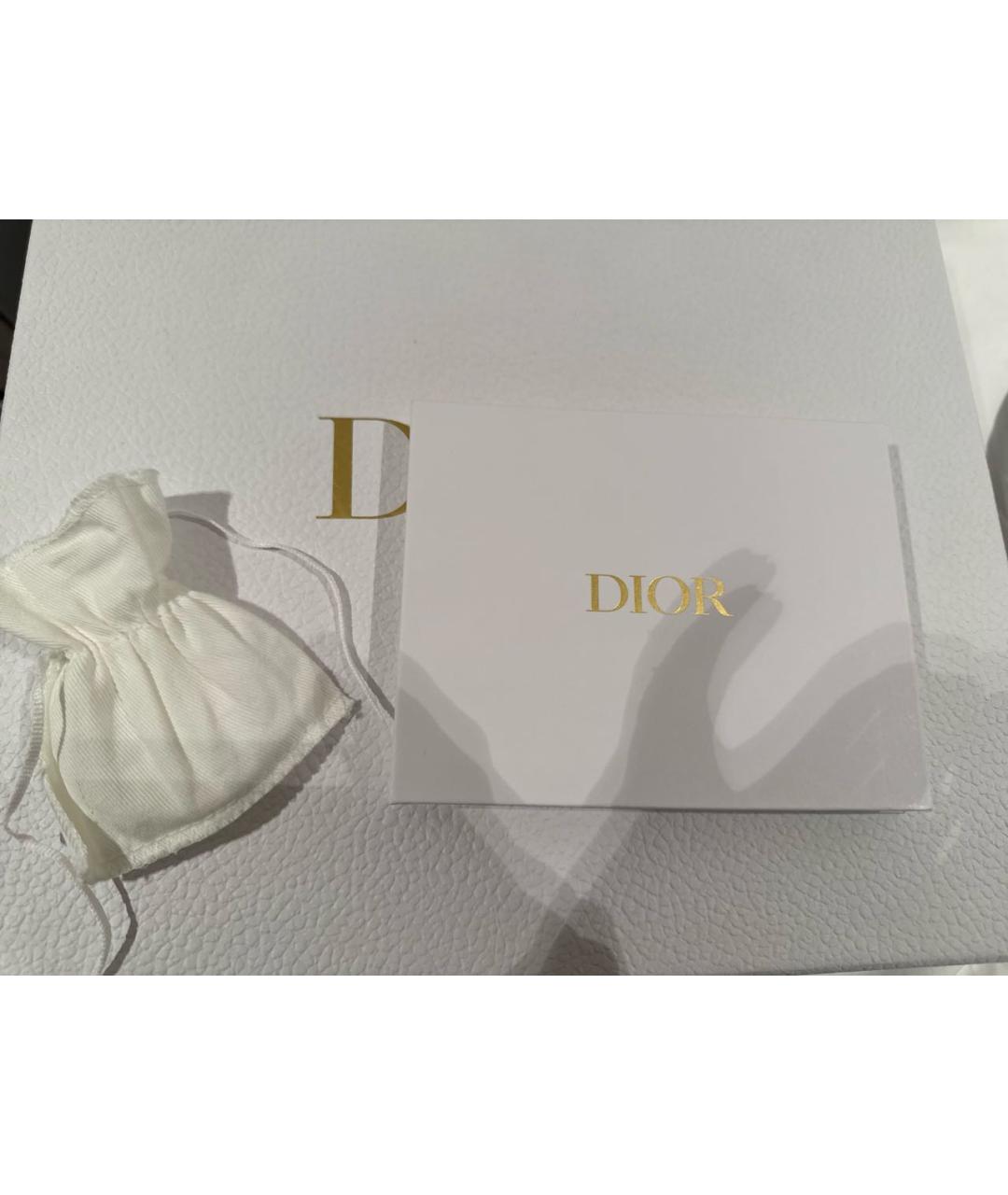 CHRISTIAN DIOR Серая кожаная сумка с короткими ручками, фото 6