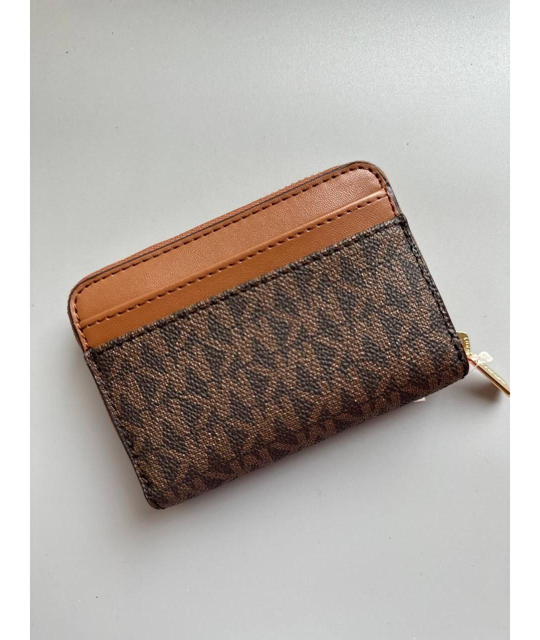 MICHAEL KORS Коричневый кошелек, фото 3