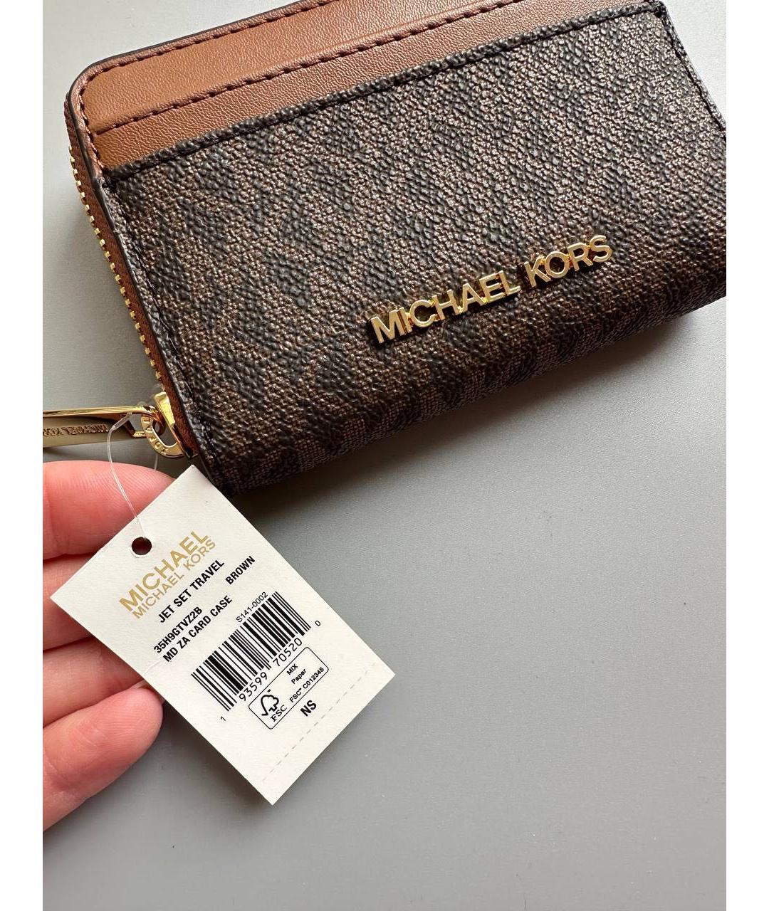 MICHAEL KORS Коричневый кошелек, фото 6
