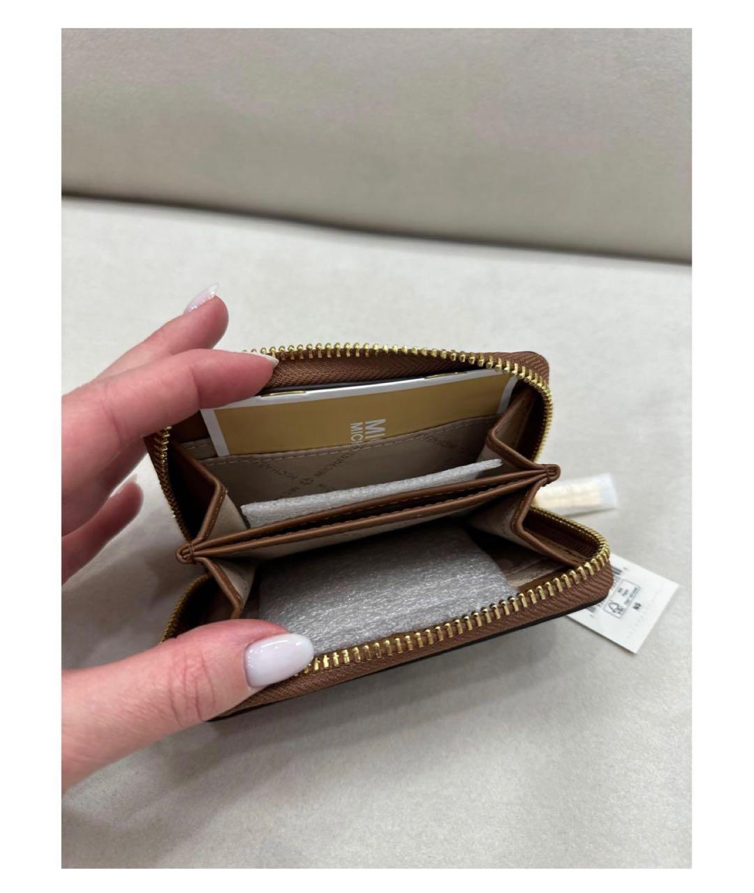 MICHAEL KORS Коричневый кошелек, фото 4