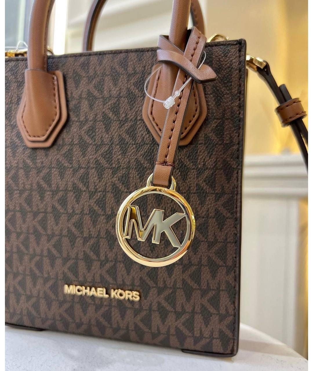 MICHAEL KORS Коричневая сумка через плечо, фото 3