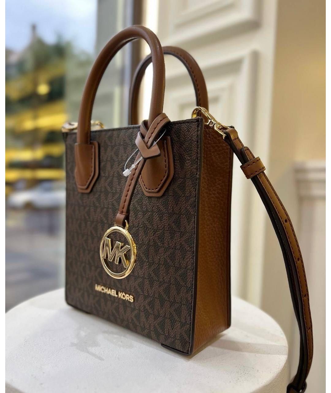 MICHAEL KORS Коричневая сумка через плечо, фото 2
