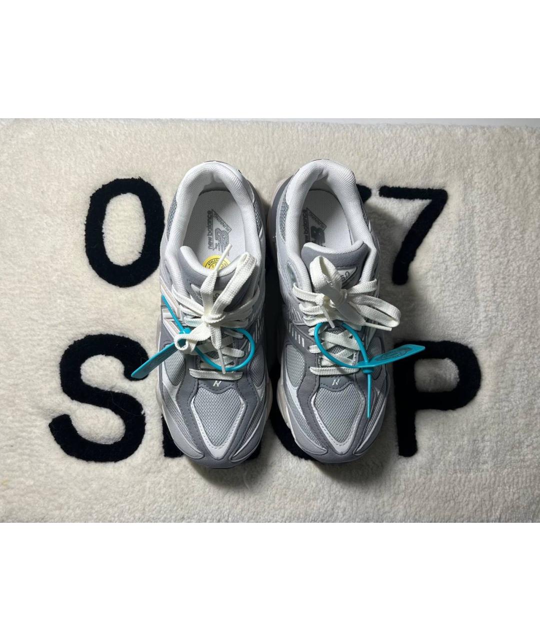 NEW BALANCE Серые замшевые кроссовки, фото 2