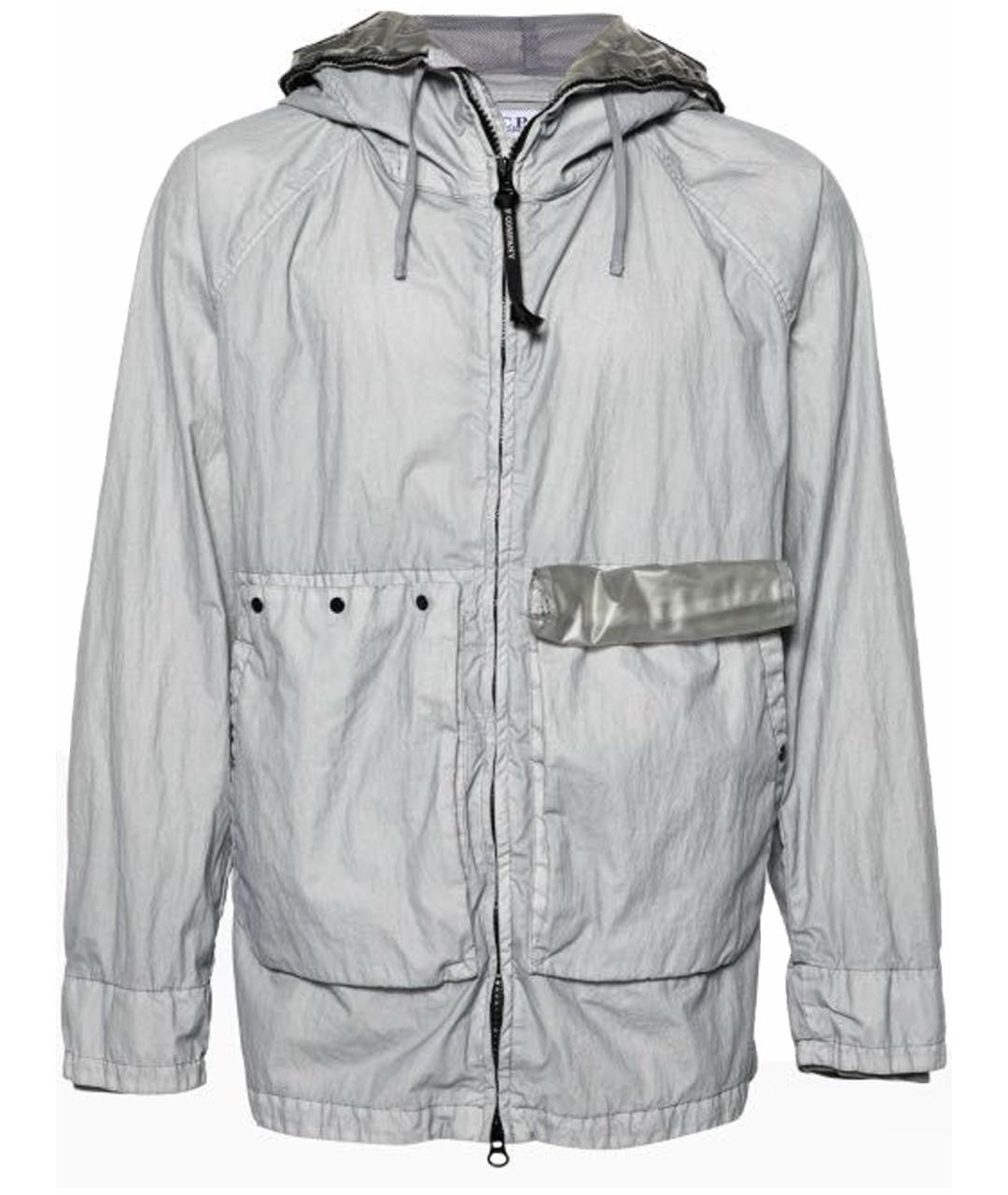 CP COMPANY Серебряная полиамидовая куртка, фото 1