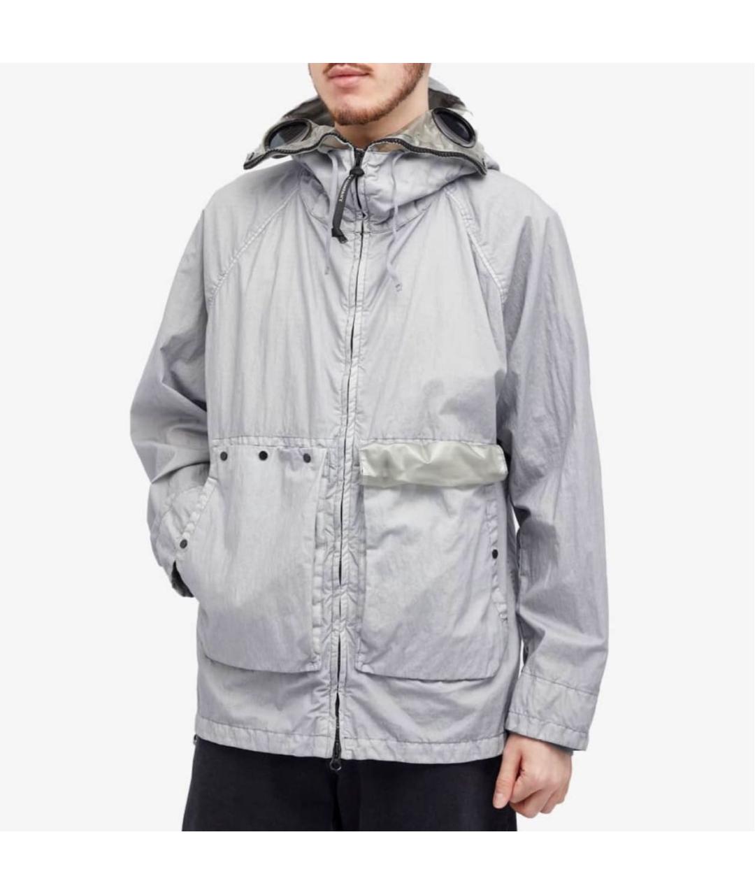 CP COMPANY Серебряная полиамидовая куртка, фото 6