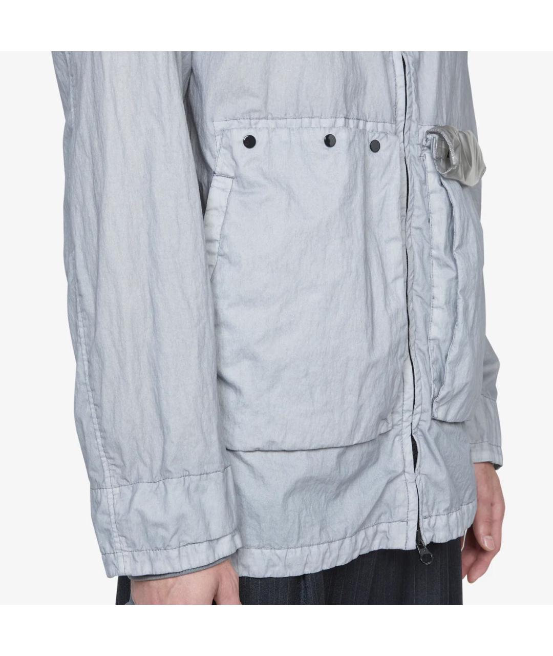 CP COMPANY Серебряная полиамидовая куртка, фото 4