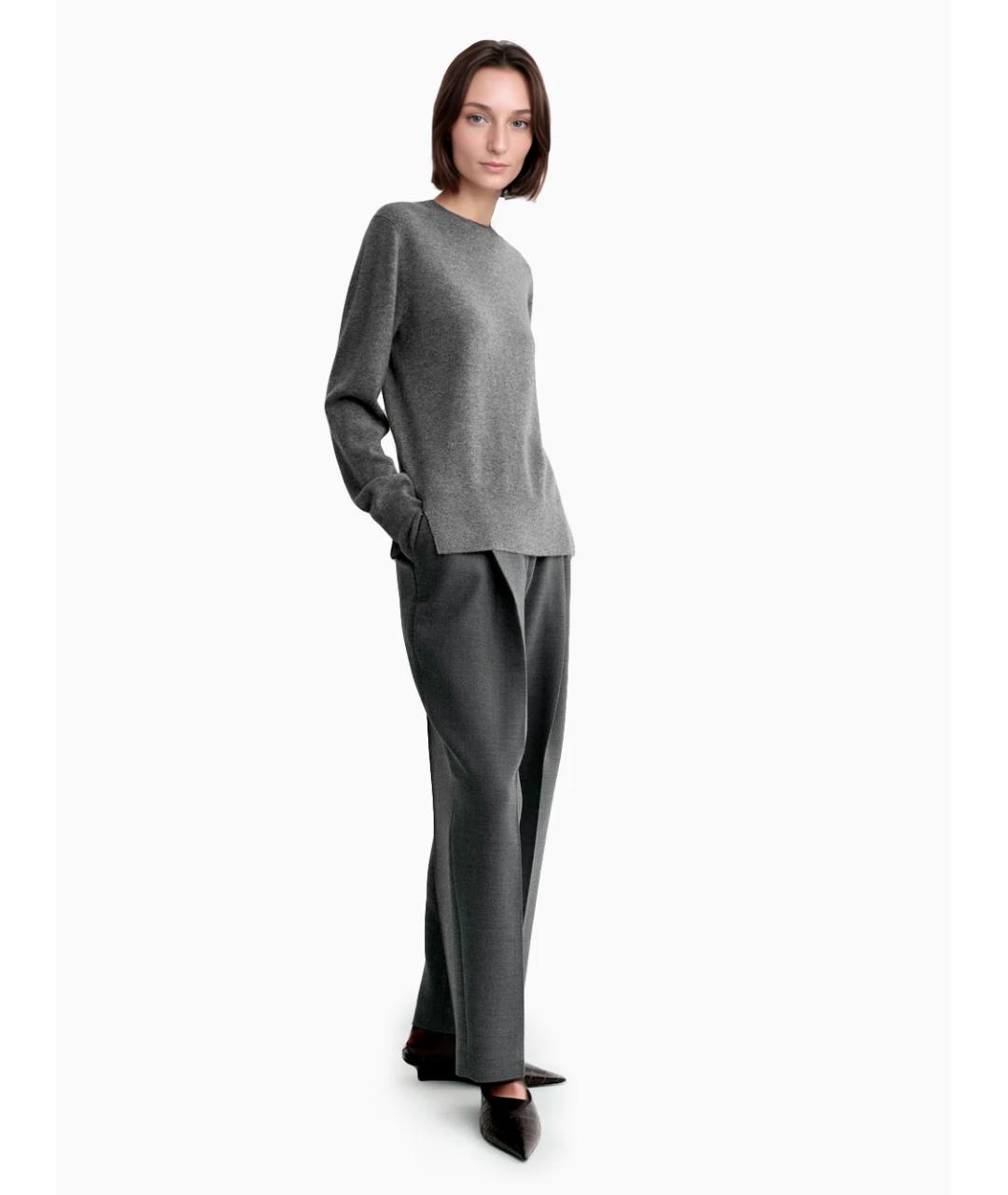 TOTEME Серый кашемировый джемпер / свитер, фото 2