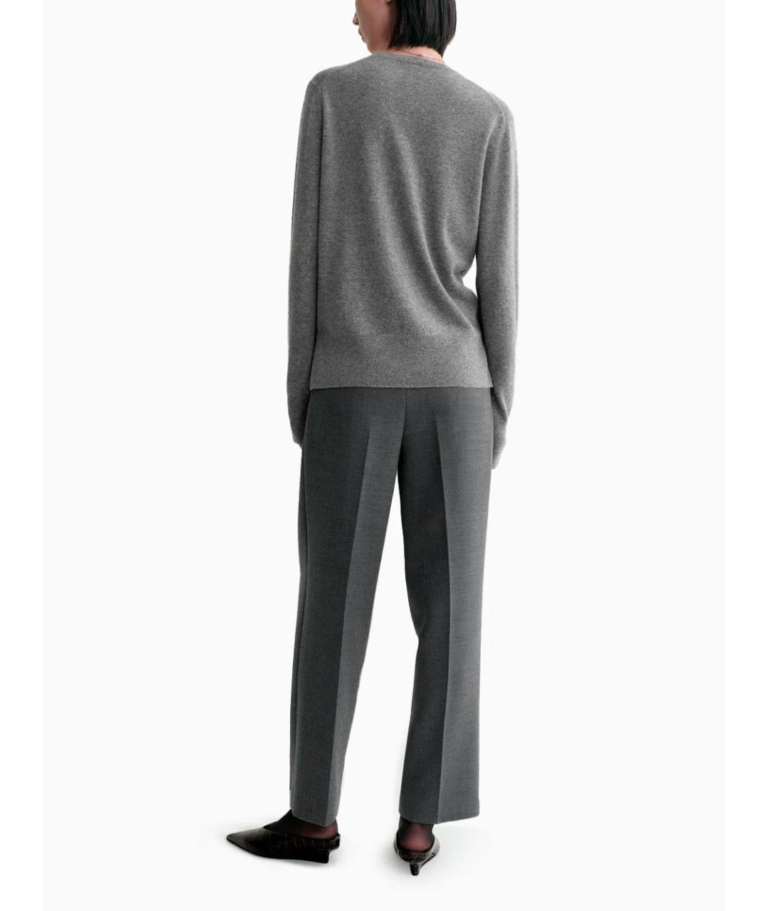 TOTEME Серый кашемировый джемпер / свитер, фото 4