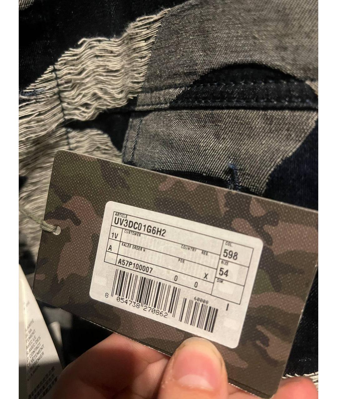 VALENTINO Темно-синяя деним куртка, фото 4