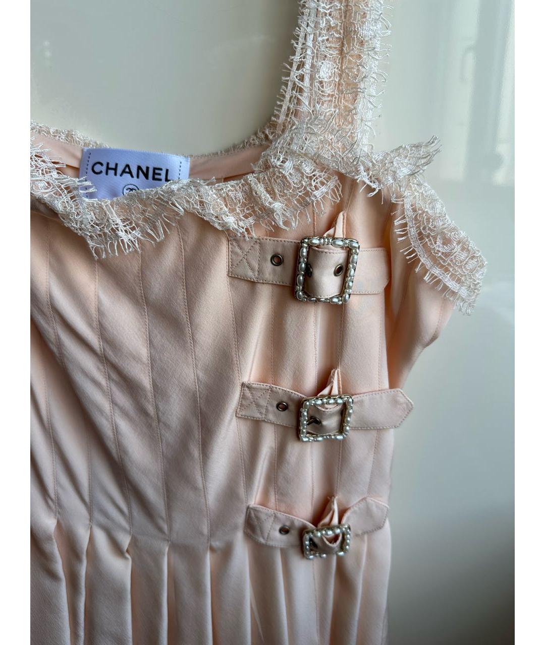 CHANEL Шелковое коктейльное платье, фото 4