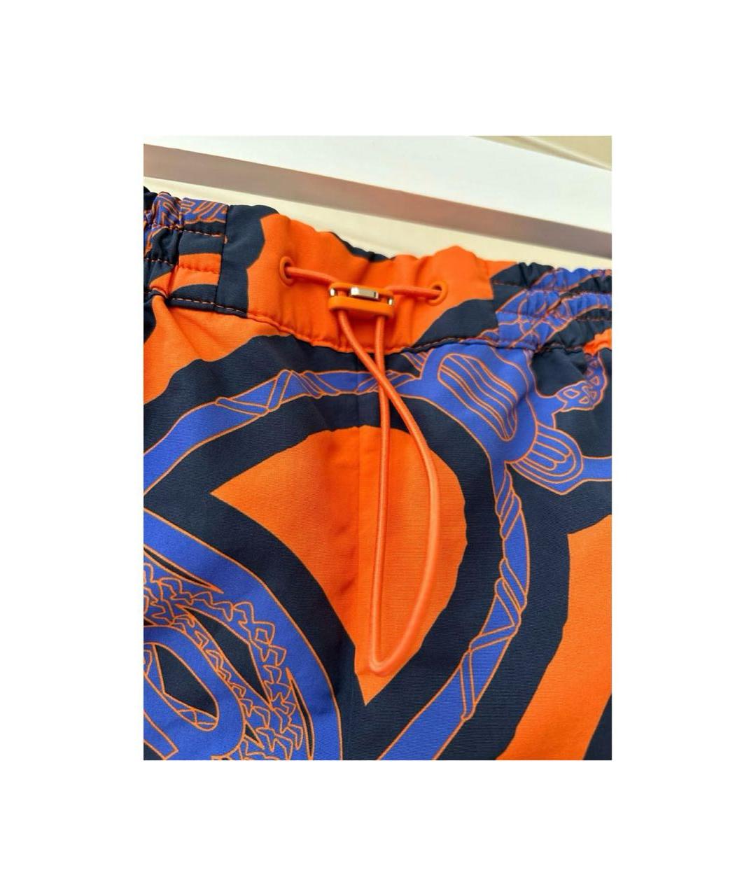 HERMES Оранжевый хлопковый костюм с брюками, фото 6