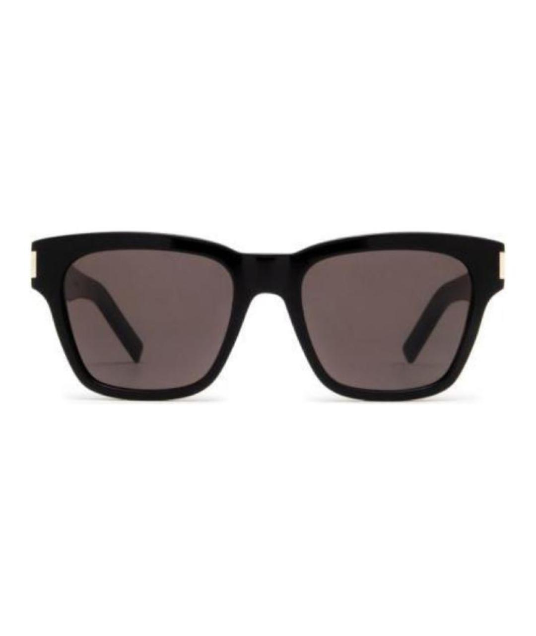 SAINT LAURENT Черные пластиковые солнцезащитные очки, фото 2
