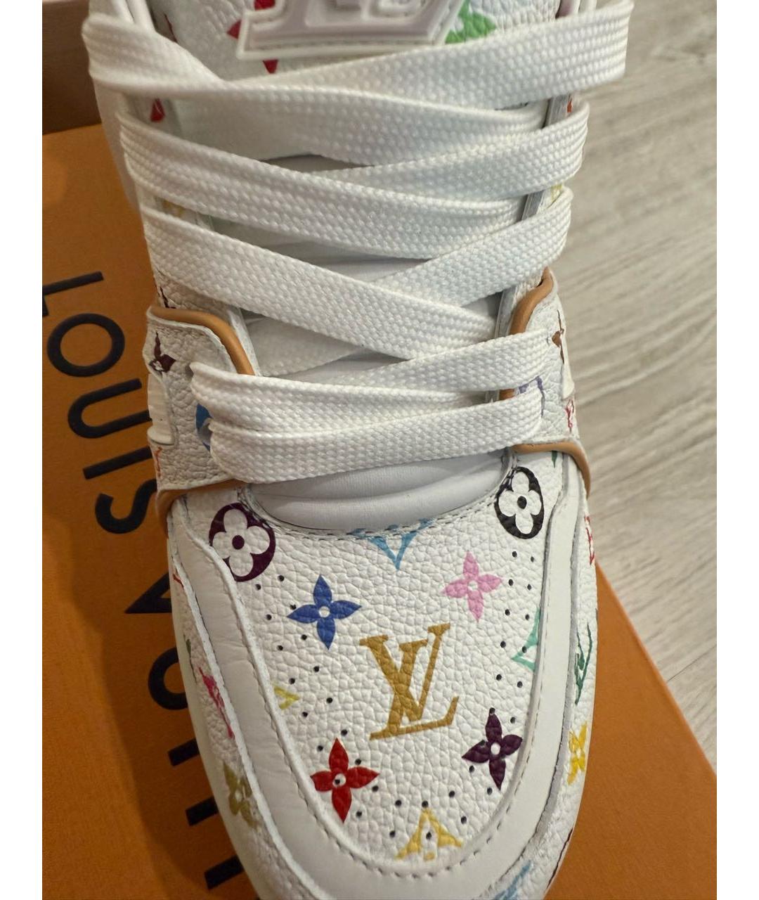 LOUIS VUITTON Мульти кожаные кеды, фото 2