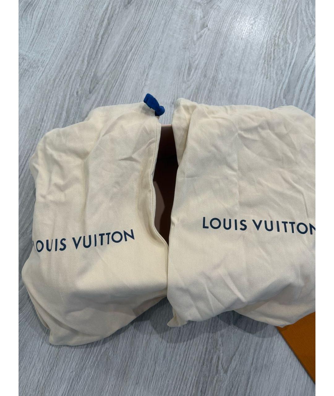 LOUIS VUITTON Мульти кожаные кеды, фото 5