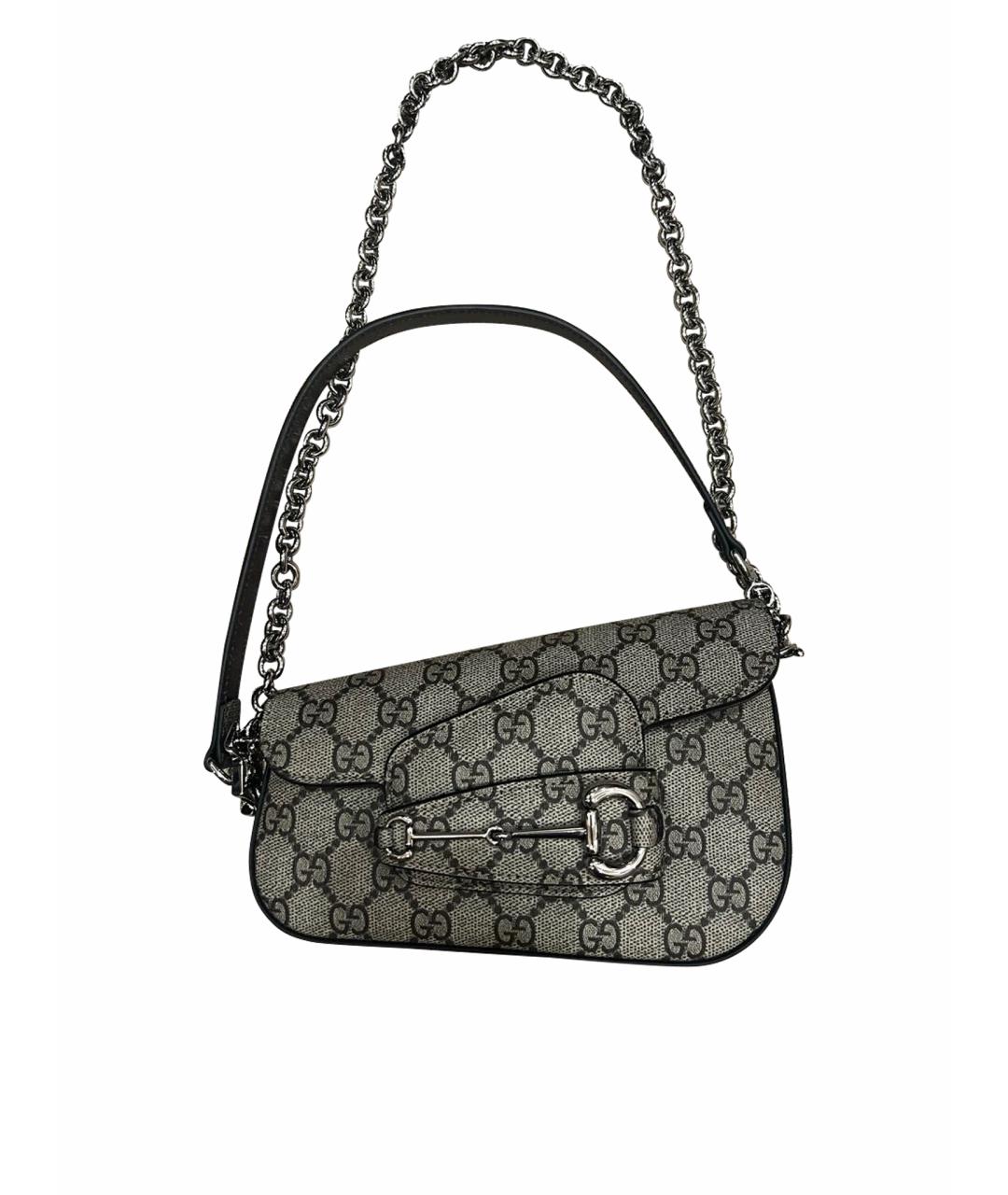 GUCCI Бежевая сумка через плечо из искусственной кожи, фото 1