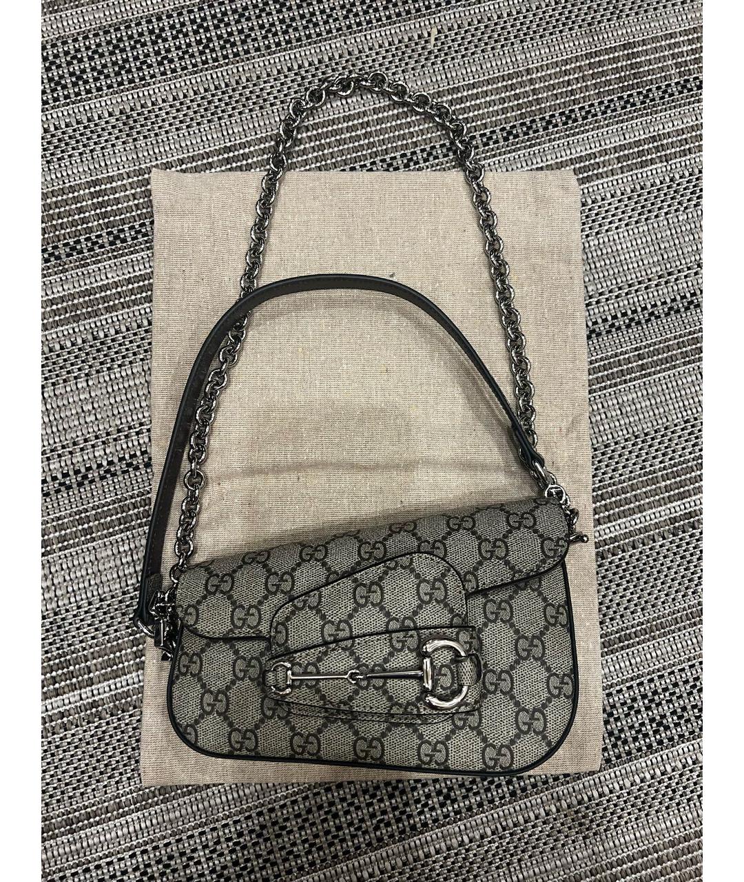 GUCCI Бежевая сумка через плечо из искусственной кожи, фото 9