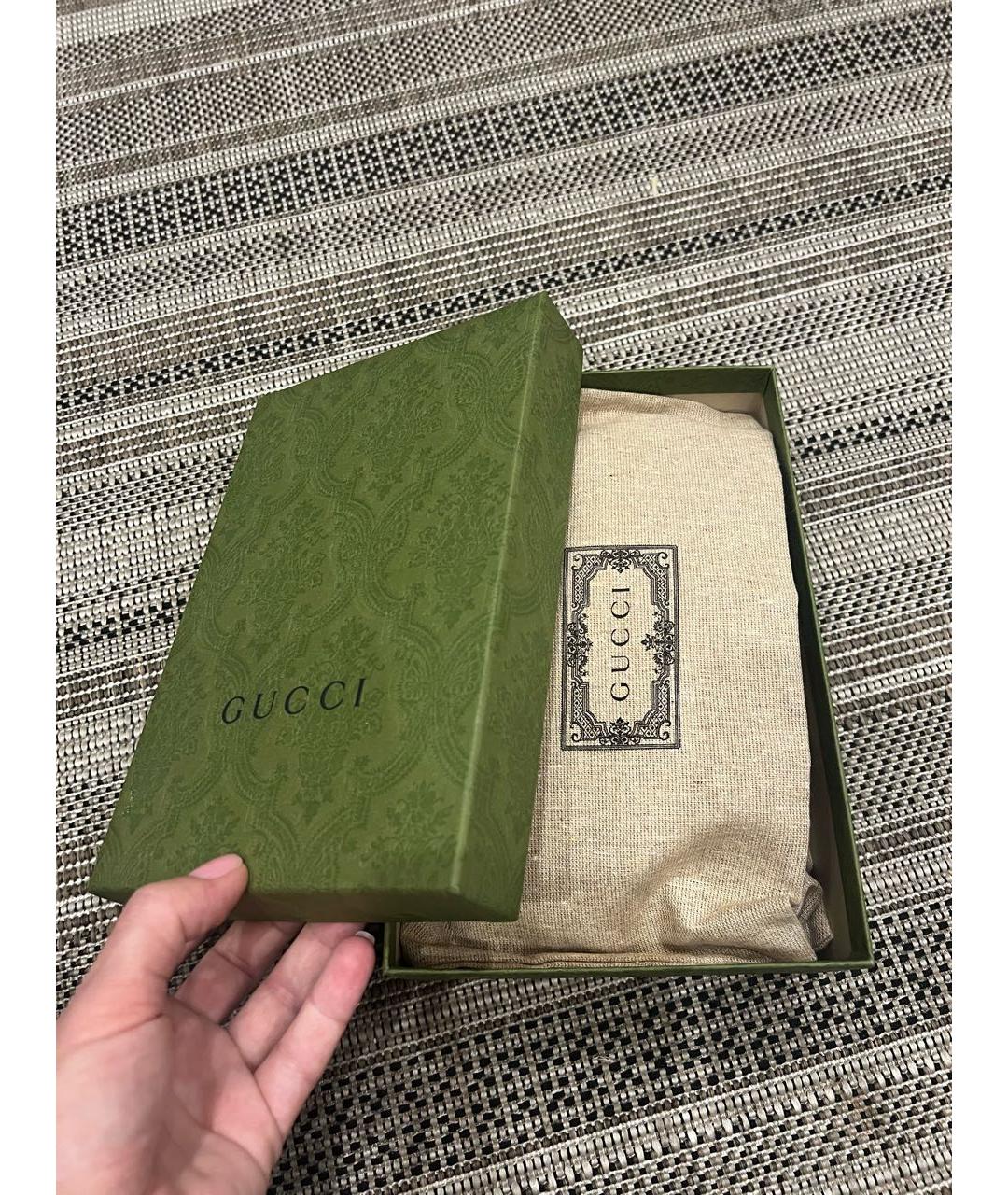 GUCCI Бежевая сумка через плечо из искусственной кожи, фото 8