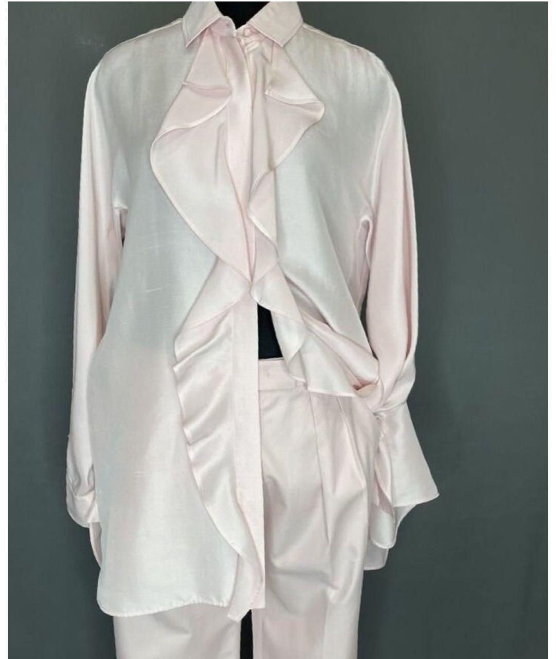 MAX MARA Розовый хлопковый костюм с брюками, фото 7