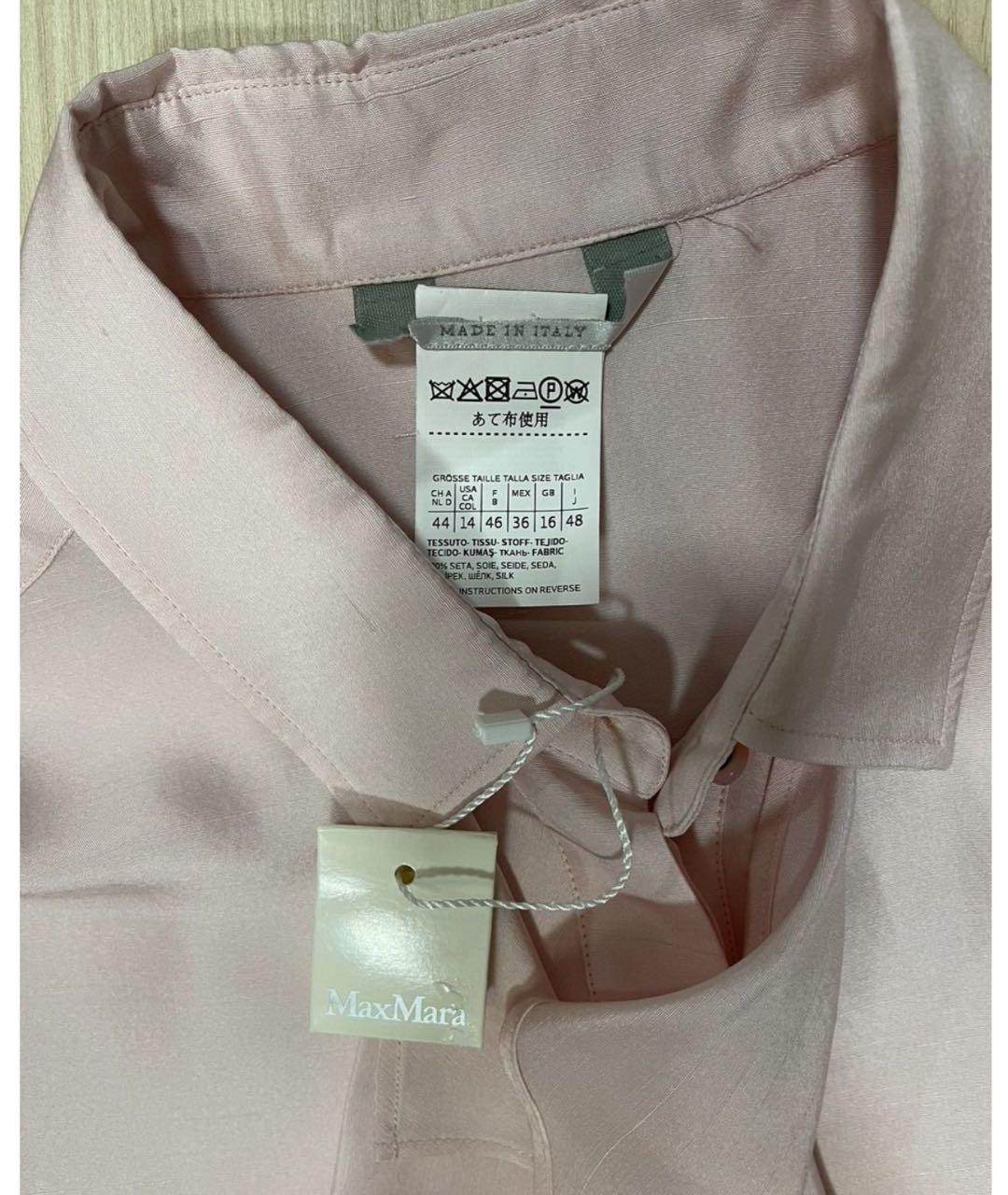 MAX MARA Розовый хлопковый костюм с брюками, фото 5