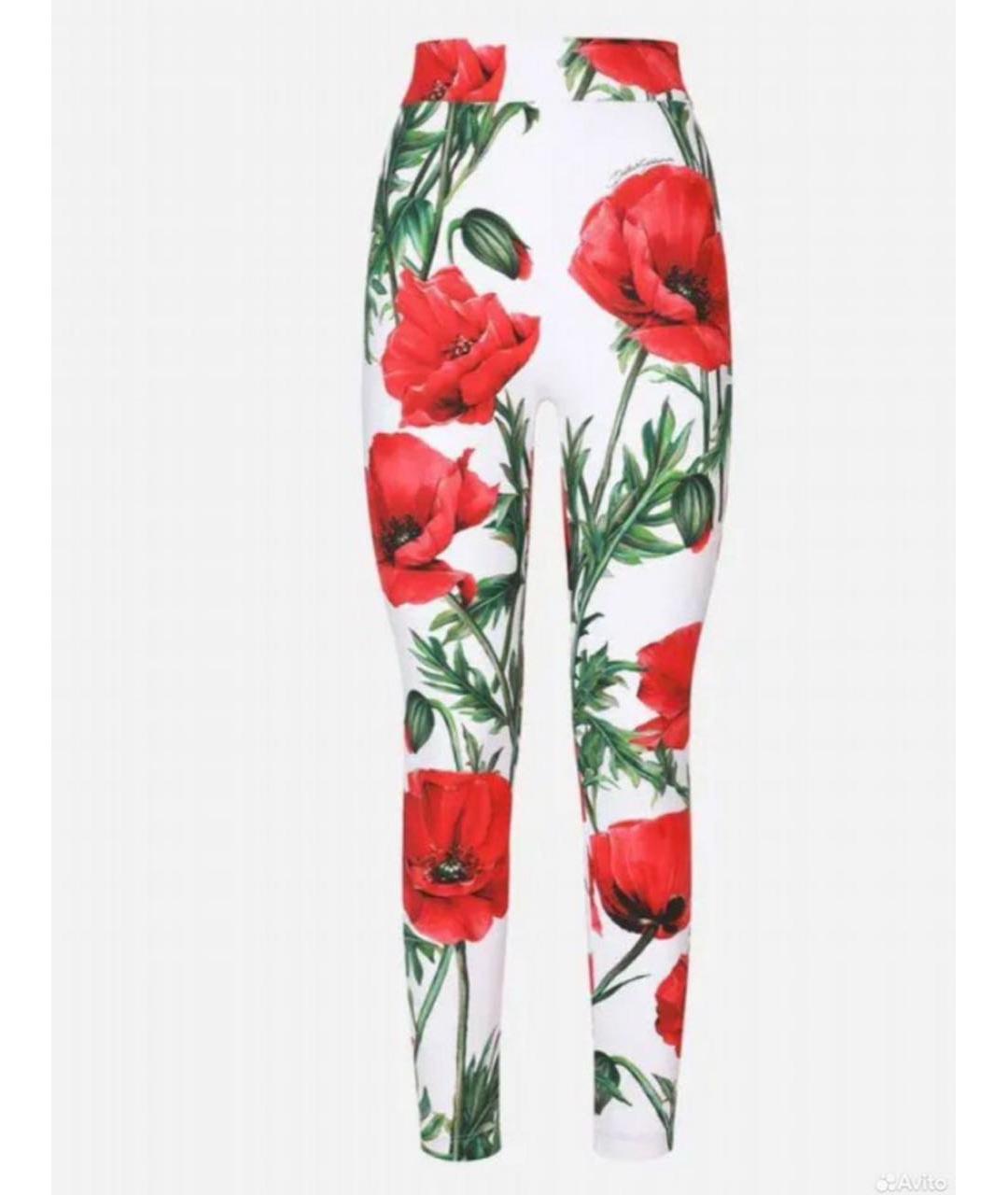 DOLCE&GABBANA Мульти леггинсы и велосипедки, фото 5