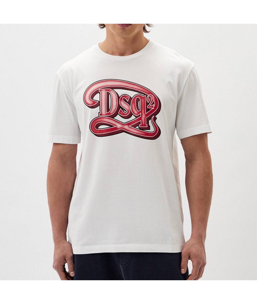 DSQUARED2 Белая футболка, фото 4