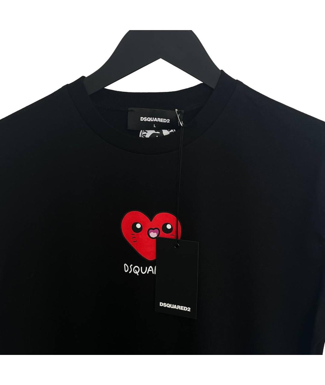 DSQUARED2 Черная футболка, фото 2