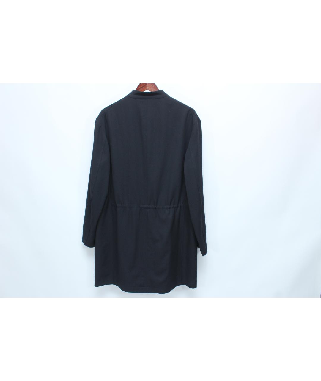 YOHJI YAMAMOTO Черное шерстяное пальто, фото 2