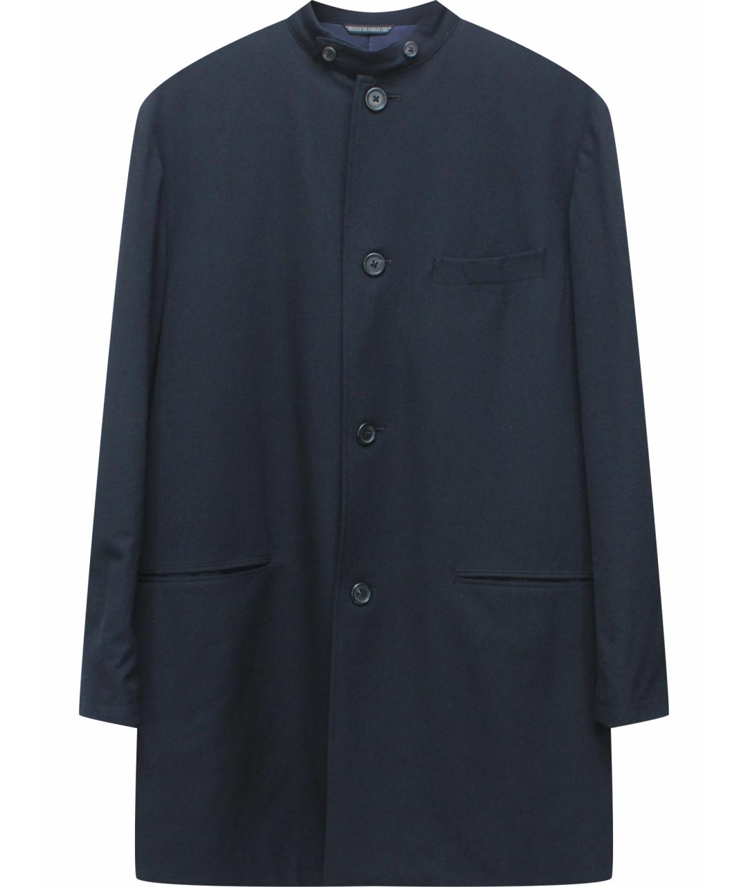 YOHJI YAMAMOTO Черное шерстяное пальто, фото 1