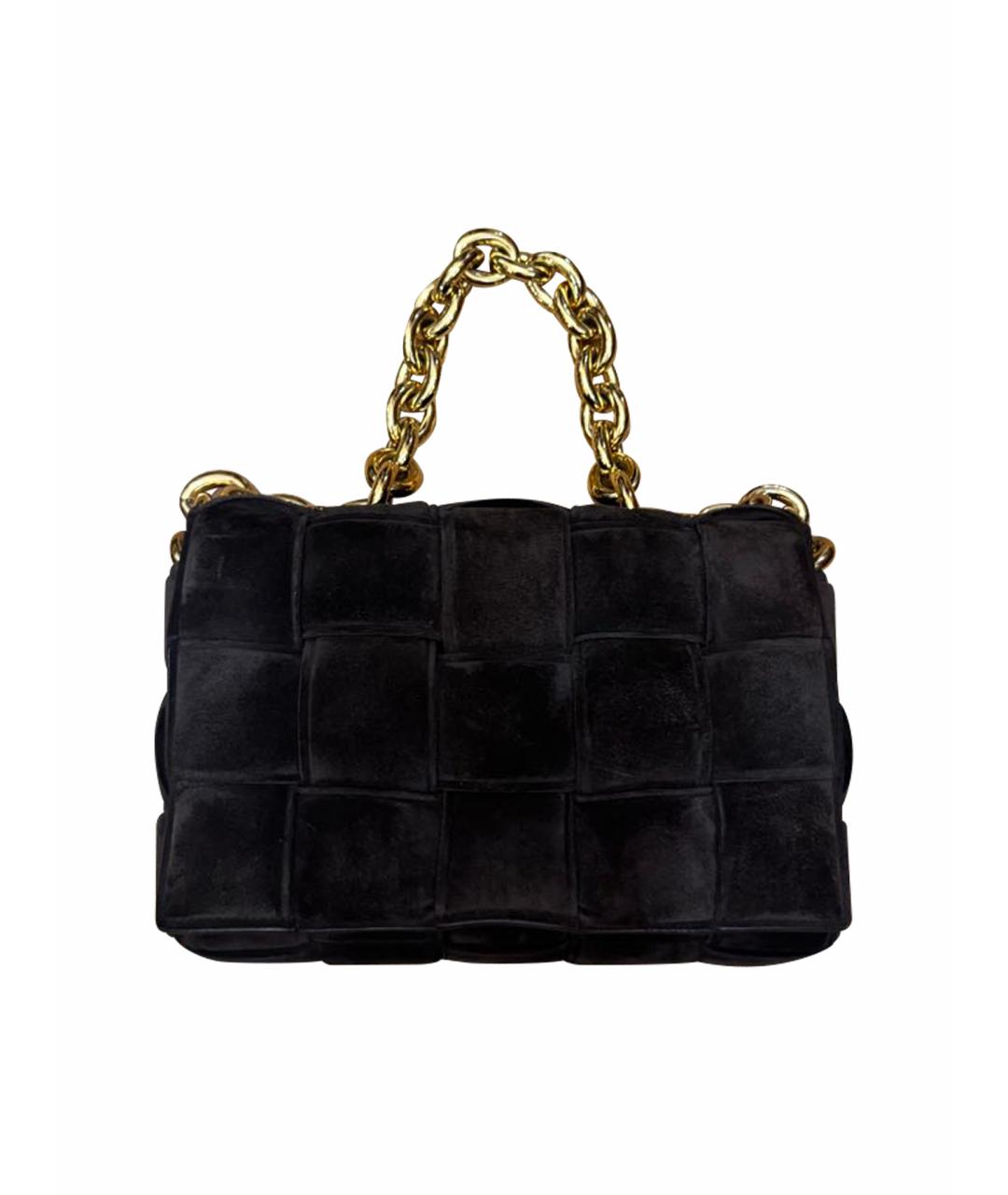 BOTTEGA VENETA Коричневая замшевая сумка через плечо, фото 1