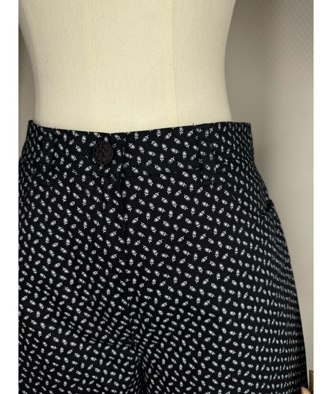 WEEKEND MAX MARA Черные хлопковые шорты, фото 7