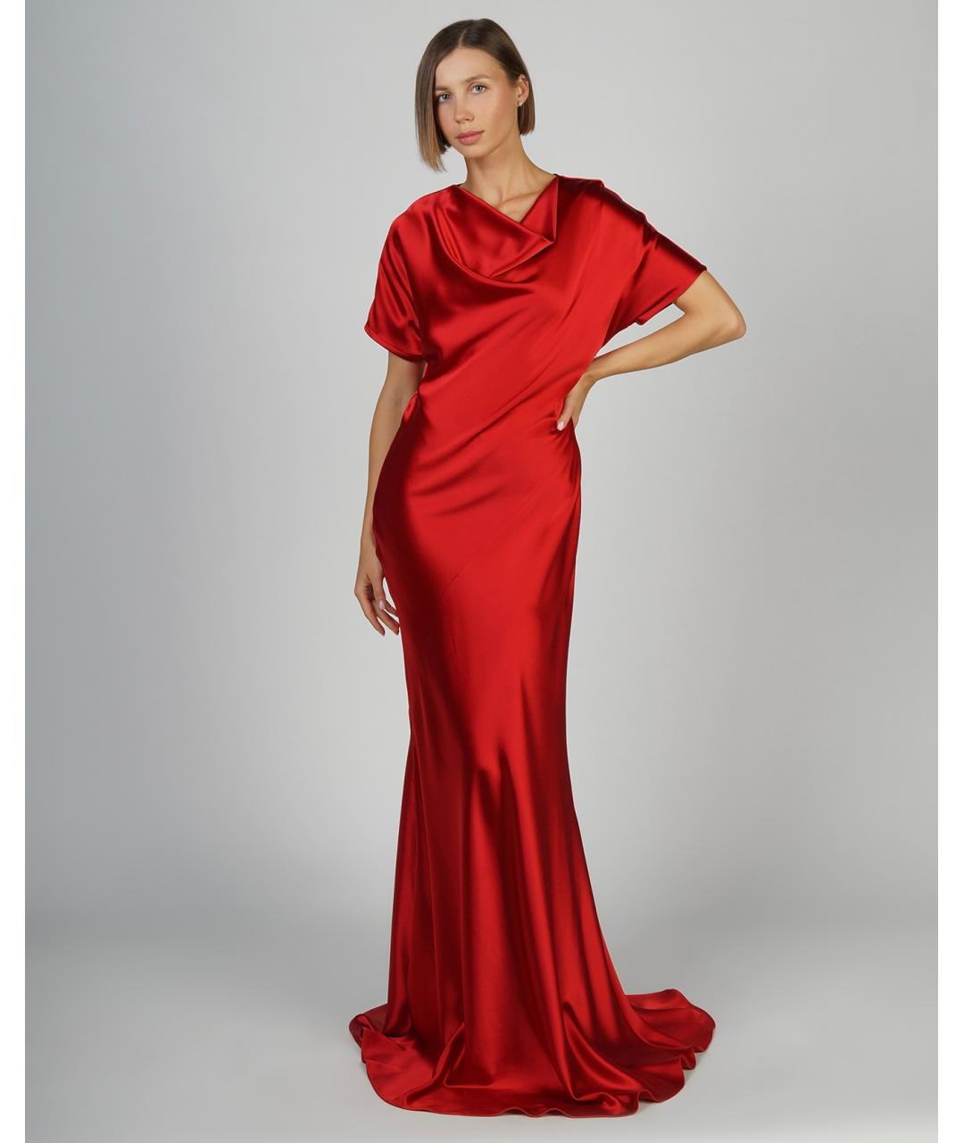 KITON Красное коктейльное платье, фото 2