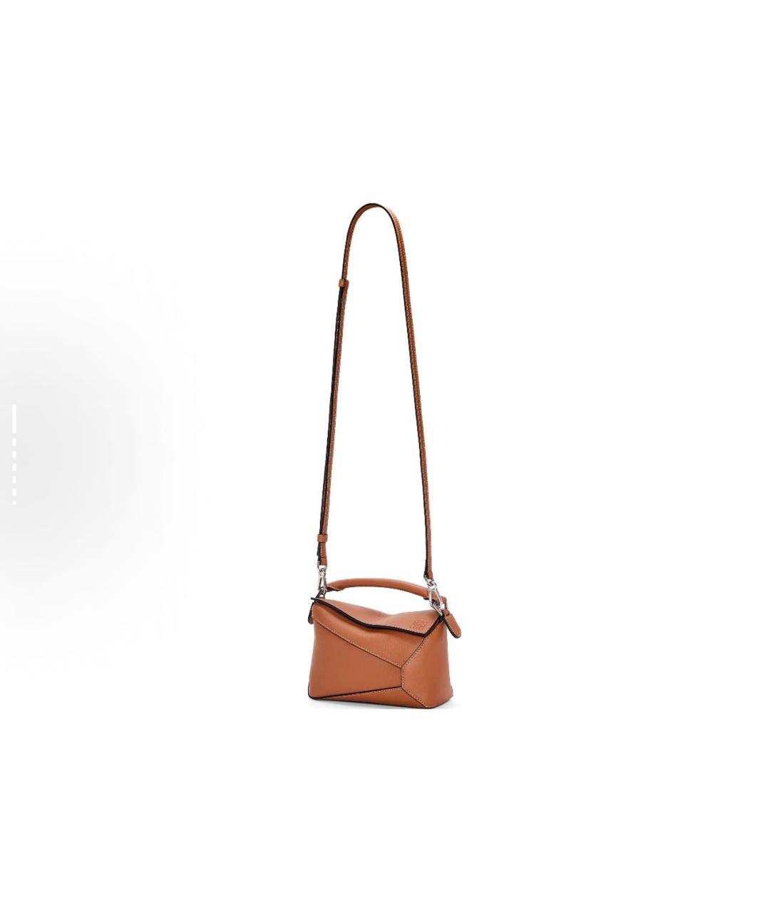 LOEWE Оранжевая кожаная сумка через плечо, фото 2