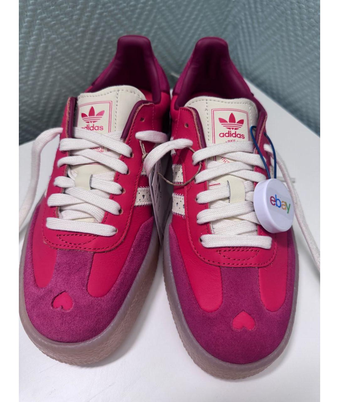 ADIDAS Красные кожаные кроссовки, фото 6