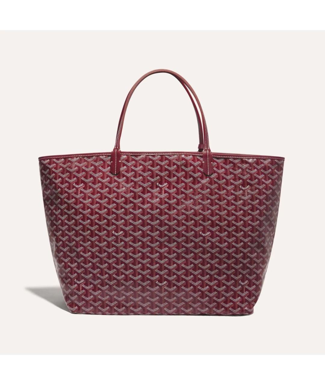 GOYARD Бордовая сумка тоут, фото 2