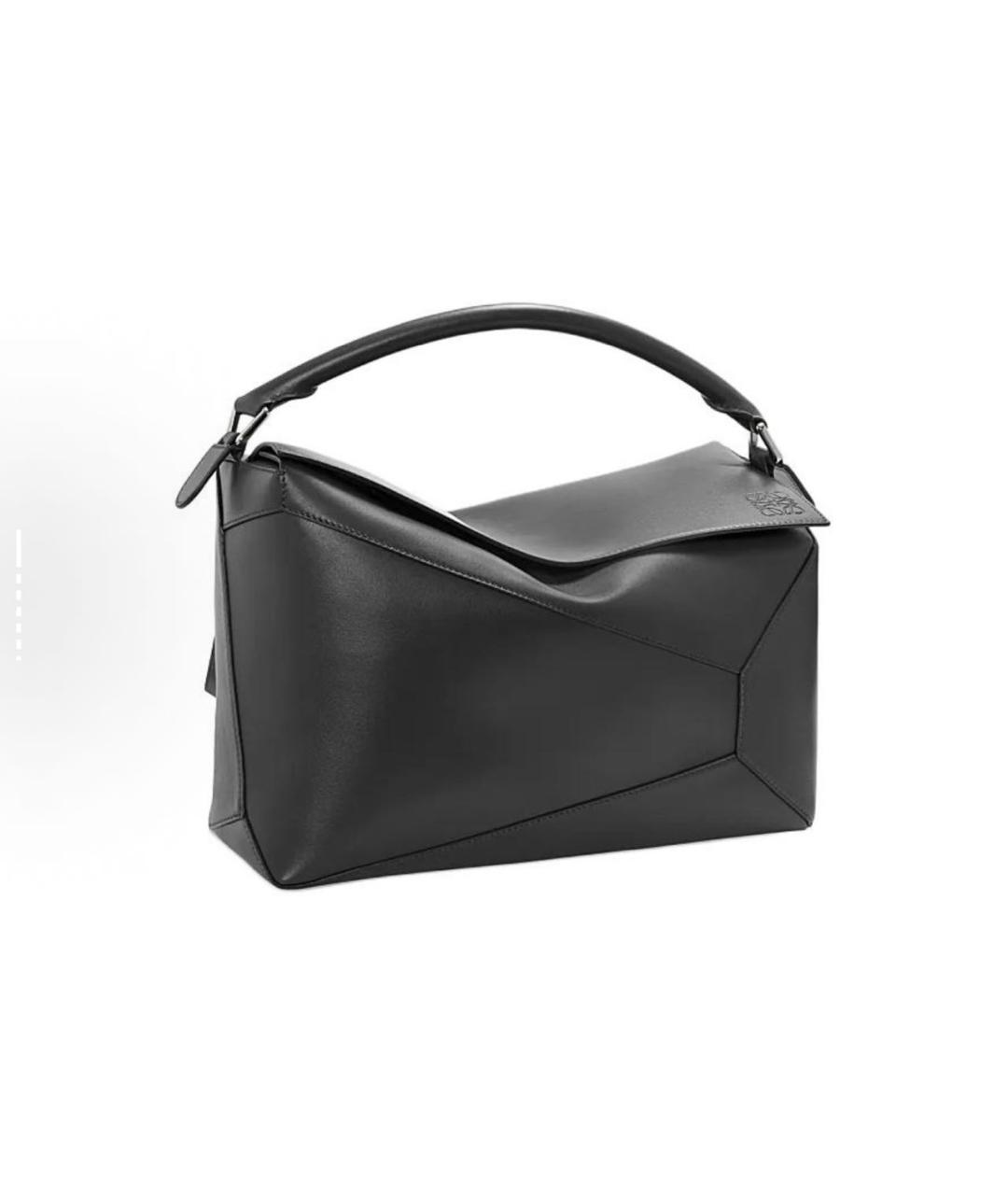 LOEWE Черная кожаная сумка через плечо, фото 3