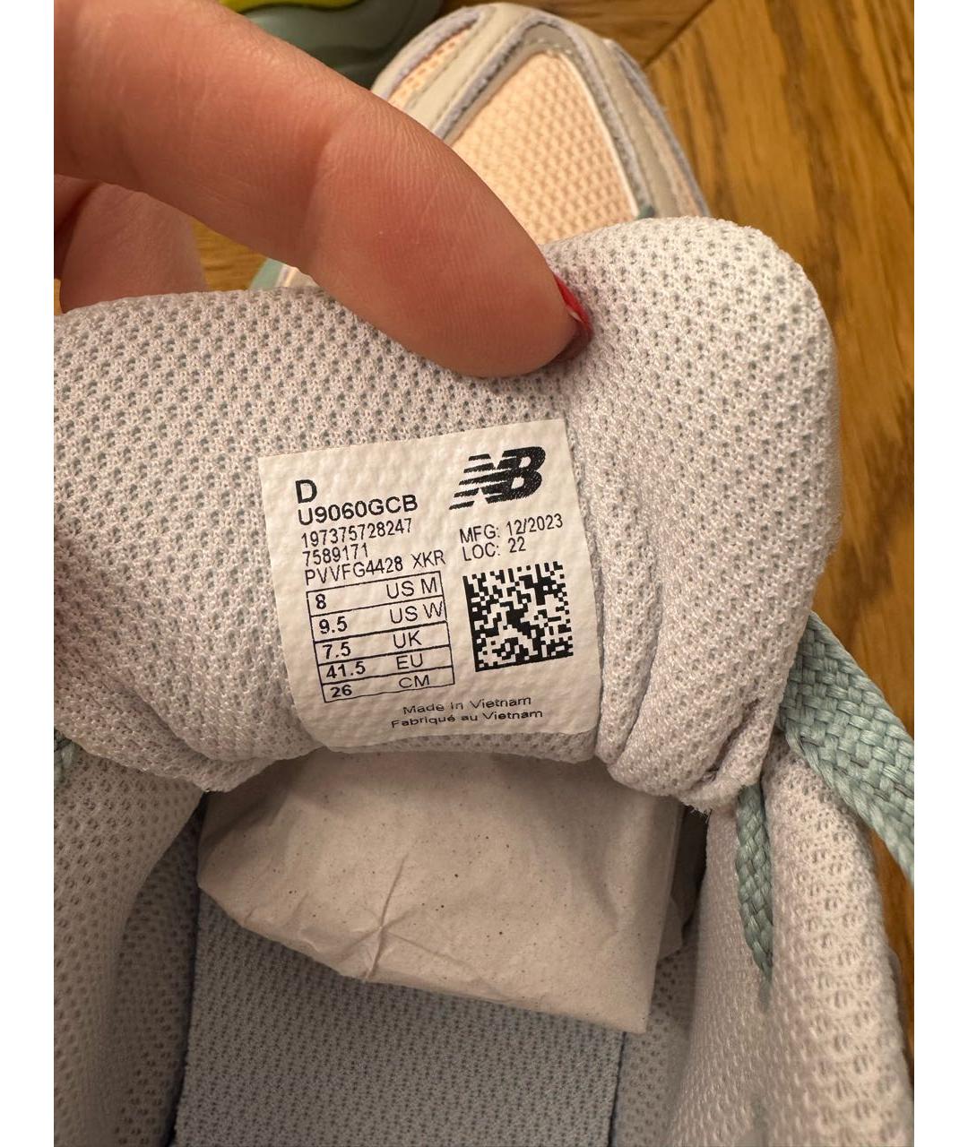 NEW BALANCE Кожаные низкие кроссовки / кеды, фото 8