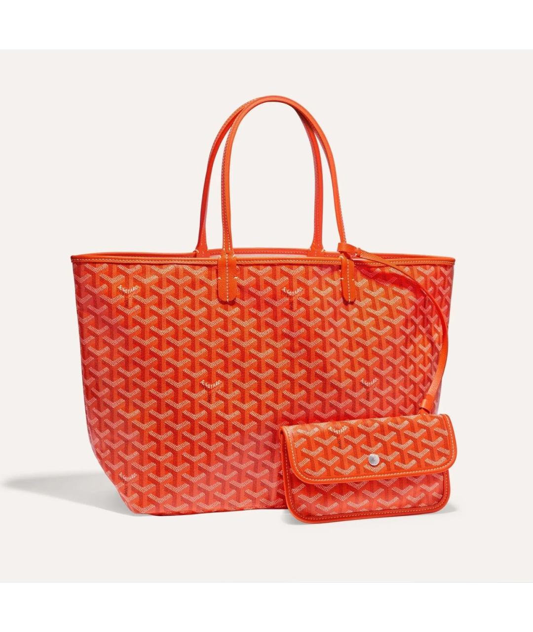 GOYARD Оранжевая сумка тоут, фото 5