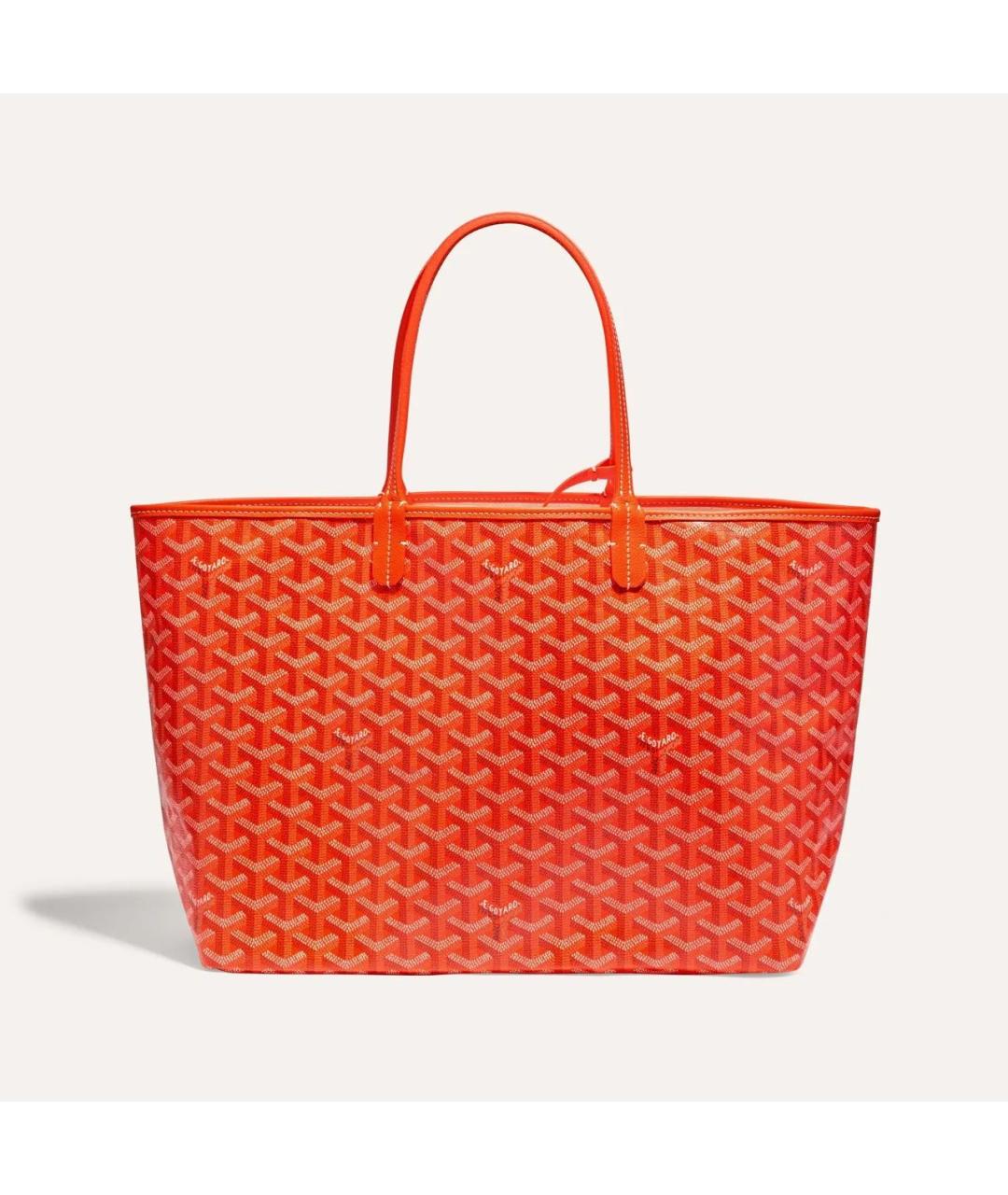 GOYARD Оранжевая сумка тоут, фото 2