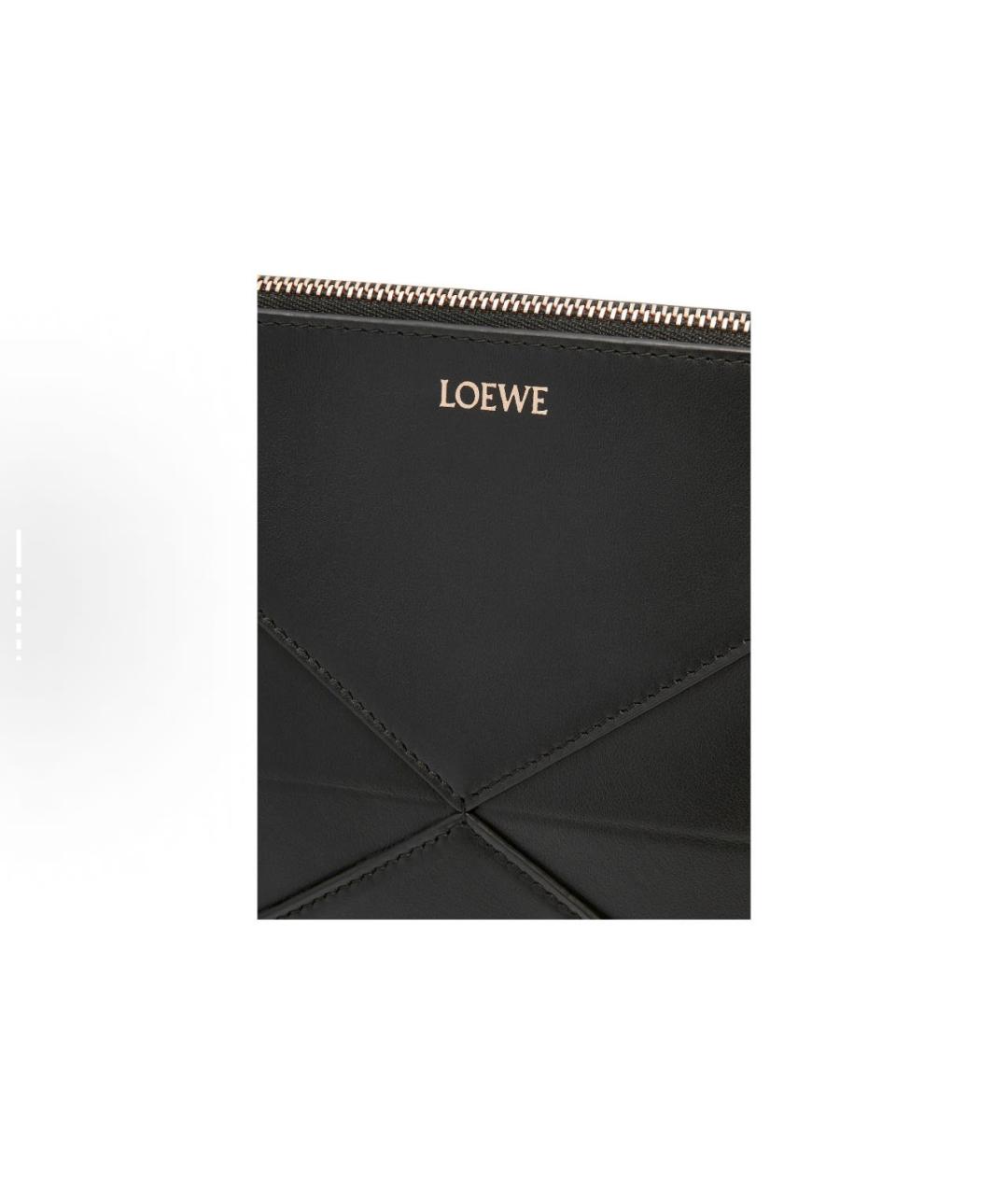 LOEWE Черная кожаная сумка через плечо, фото 8