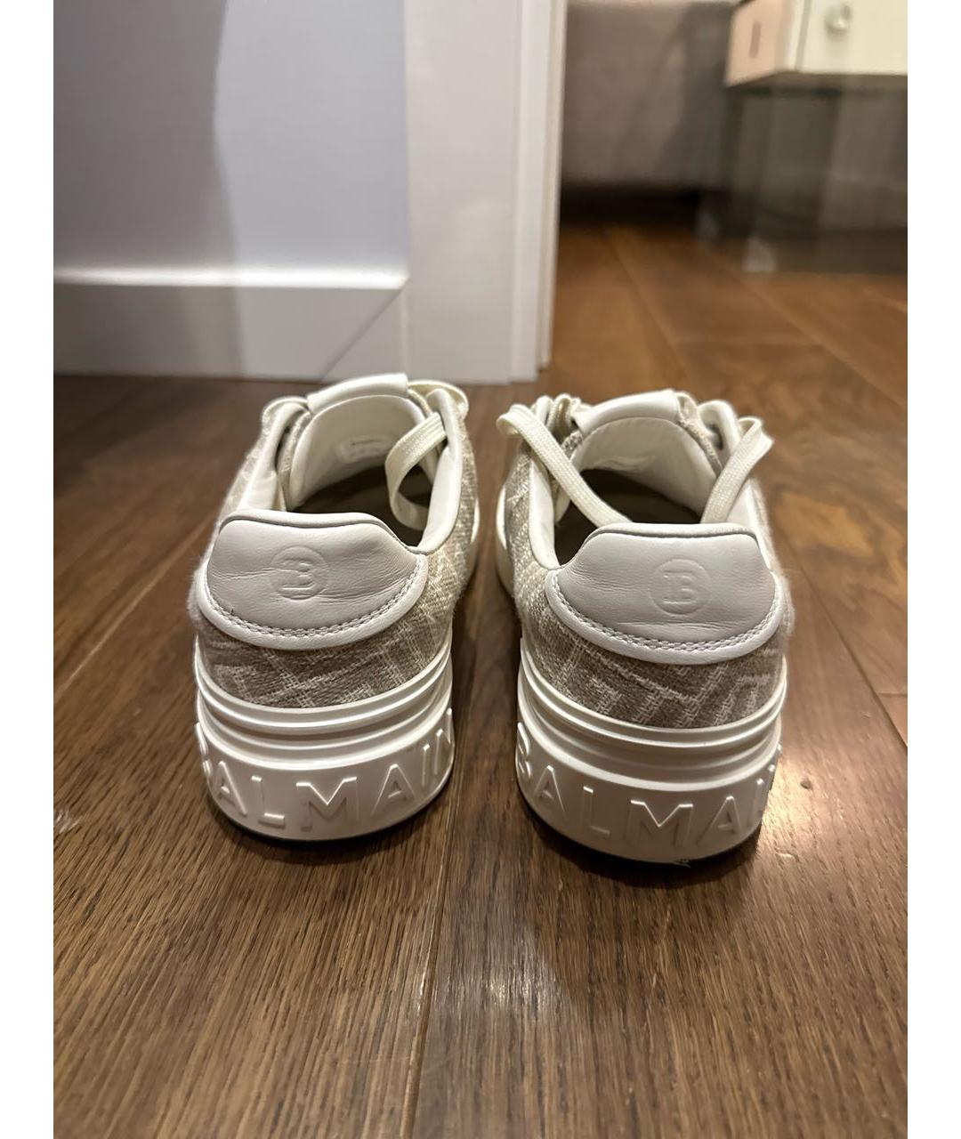BALMAIN Белые кеды, фото 4