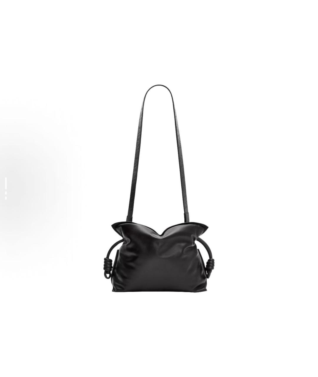 LOEWE Черная кожаная сумка через плечо, фото 4