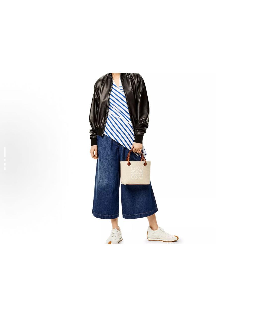 LOEWE Бежевая сумка тоут, фото 6