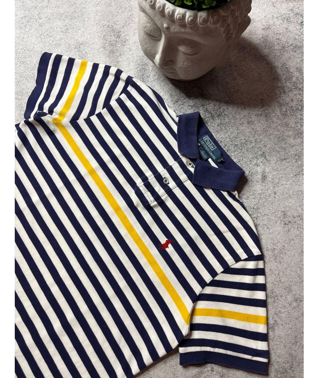 RALPH LAUREN Мульти хлопковое поло с коротким рукавом, фото 3