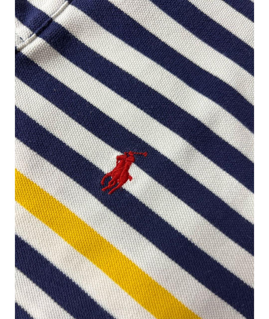 RALPH LAUREN Мульти хлопковое поло с коротким рукавом, фото 5