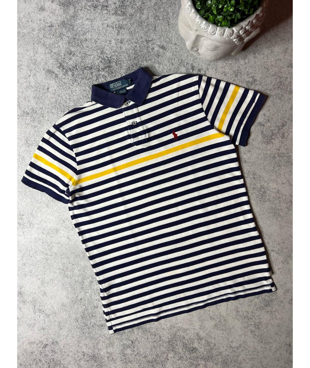 RALPH LAUREN Мульти хлопковое поло с коротким рукавом, фото 8