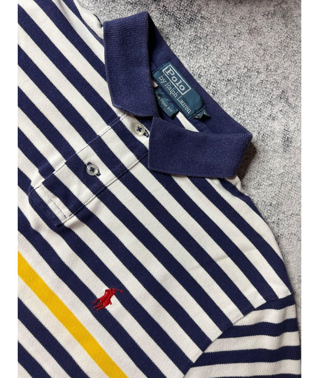 RALPH LAUREN Мульти хлопковое поло с коротким рукавом, фото 4