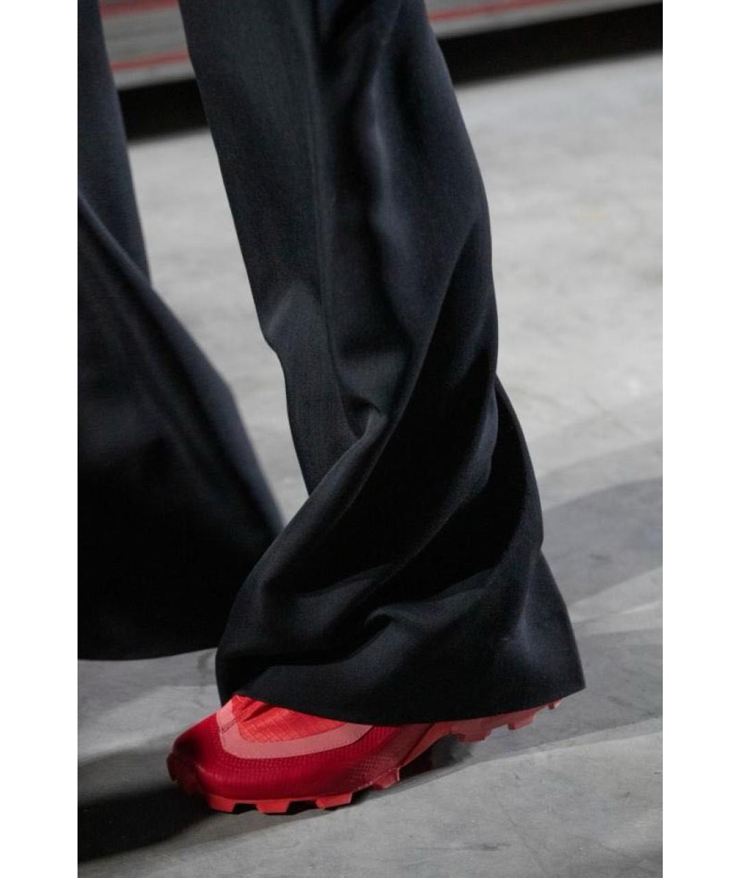 MM6 MAISON MARGIELA Красные высокие кроссовки / кеды, фото 3
